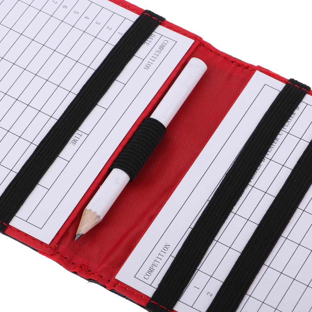 Books - PU-Leder Golf-Score-Counter-Halterung: Tragbares Golfzubehör für Golf