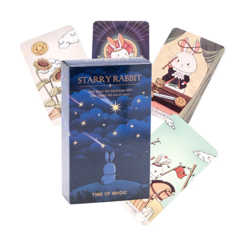 Tarot Deck With Guidebook - Kreative Starry Rabbit Tarotkarten No E