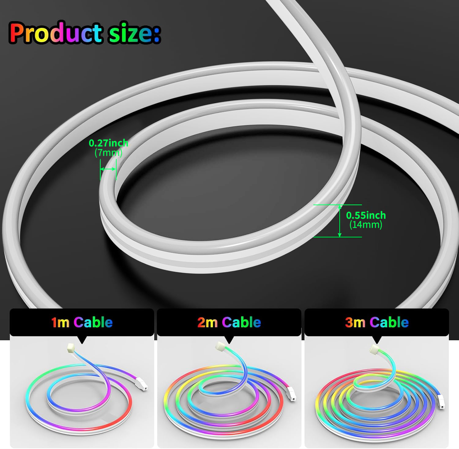 USB DC5V RGBIC Flexible Neon-S – Music Bewertung und Preis