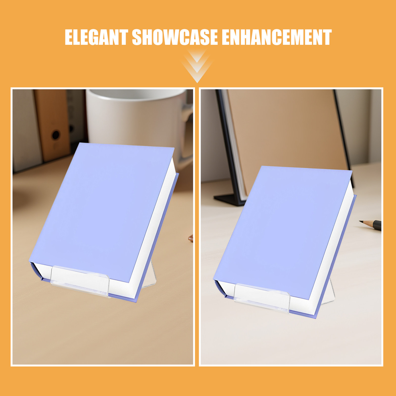 6 Stück Acryl-Buchständer, tra – Clear Acrylic Book Stand Holder Bewertung und Preis