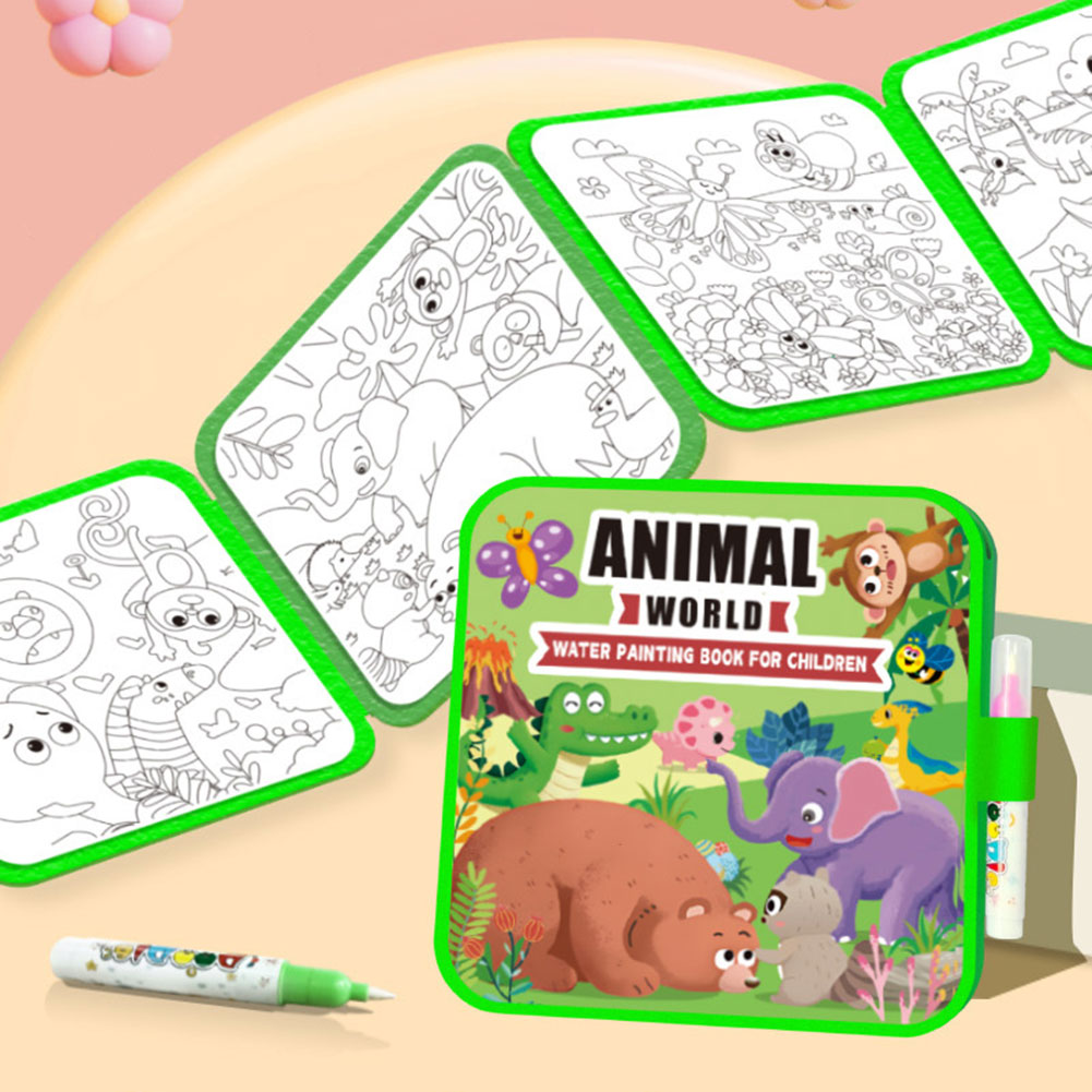 Kinder Magie Wasser Malbücher  – Reusable Water Magic Coloring Book Bewertung und Preis