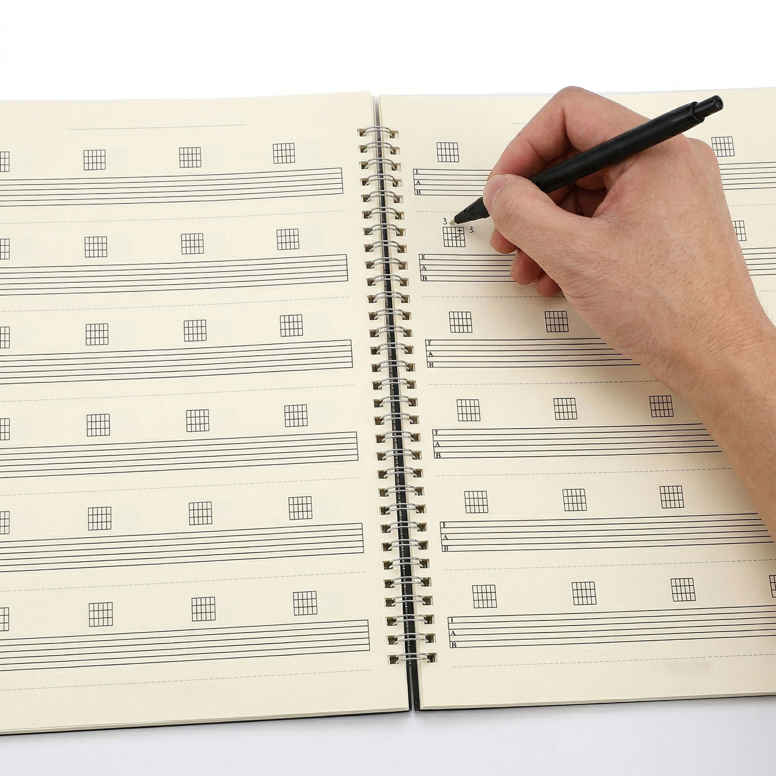 2 Stück Gitarren-Tablatur-Noti – Blank Sheet Music Notebook Bewertung und Preis