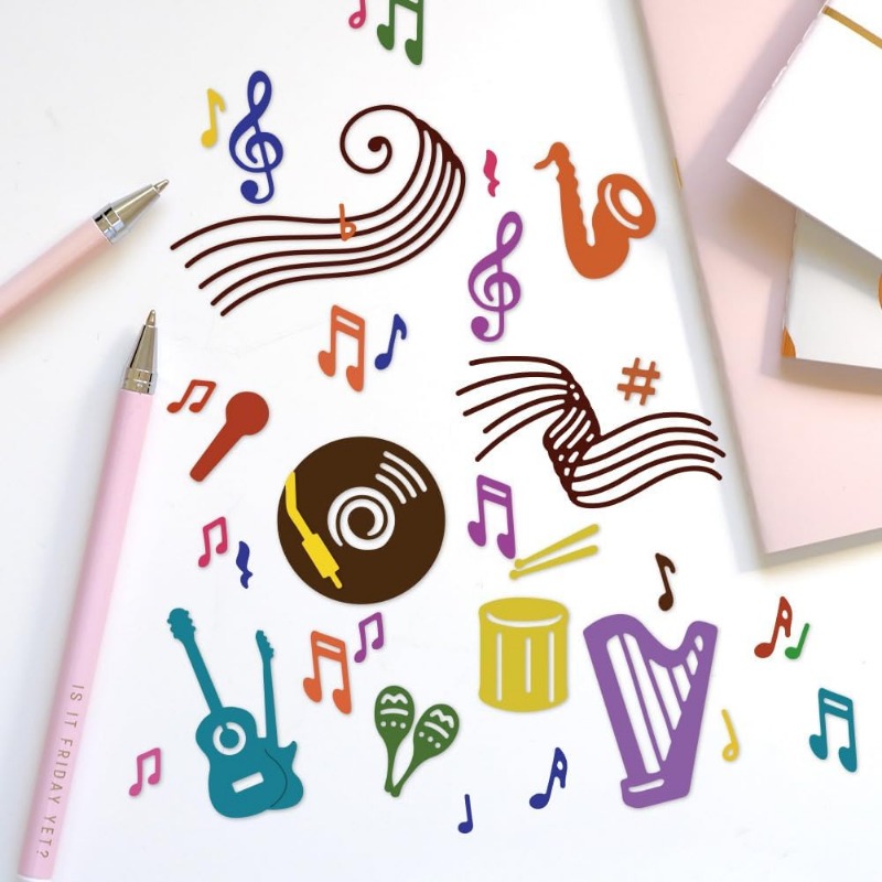 2 stücke 27 Stile Musik note S – Blank Sheet Music Notebook Bewertung und Preis