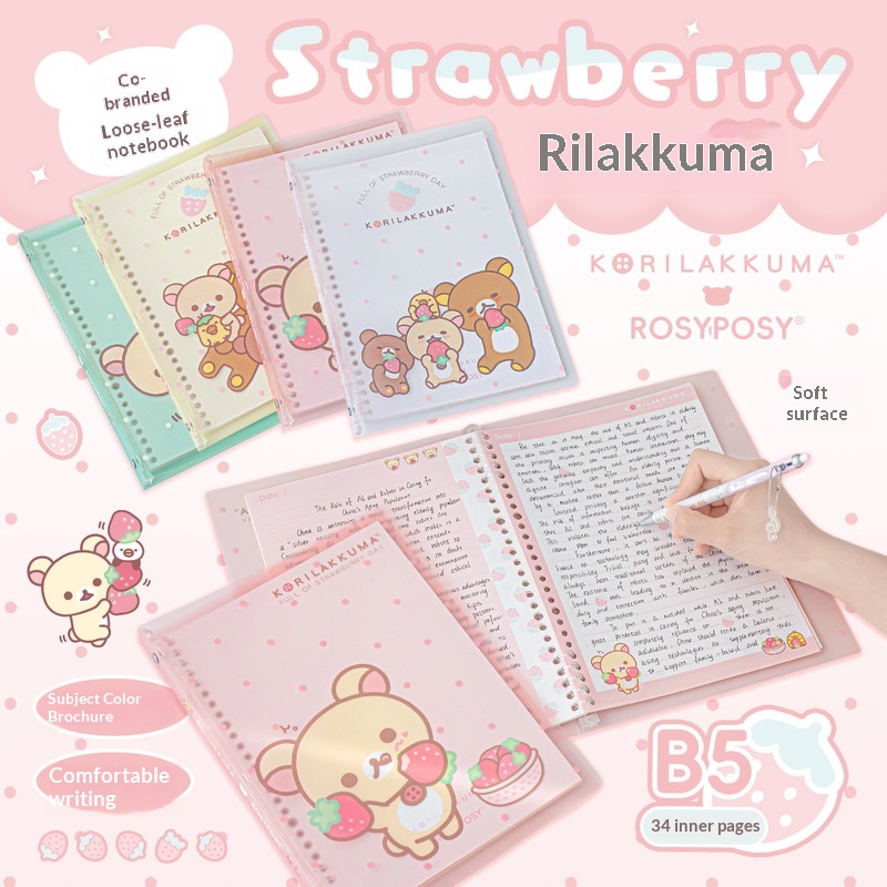 Rosyposy Korilakkuma Strawberr – Blank Sheet Music Notebook Bewertung und Preis