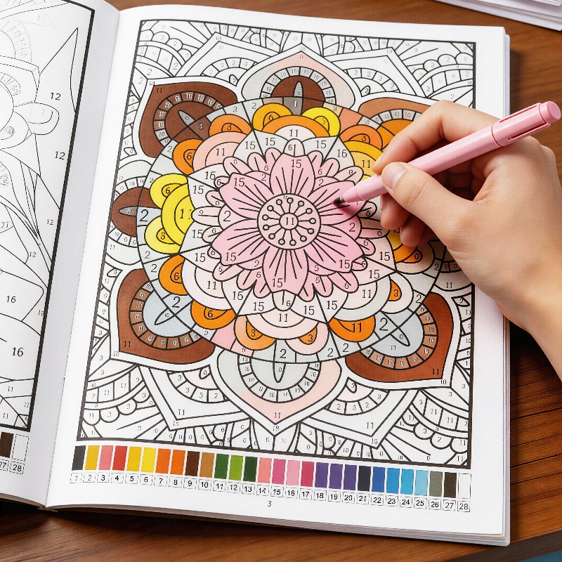 Malbuch für Erwachsene mit Tie – Adult Coloring Book Stress Relief Bewertung und Preis