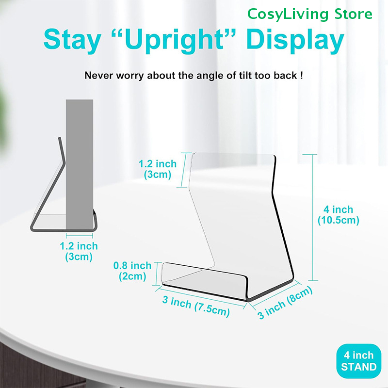 1/2/6 Stück transparenter Desk – Clear Acrylic Book Stand Holder Bewertung und Preis