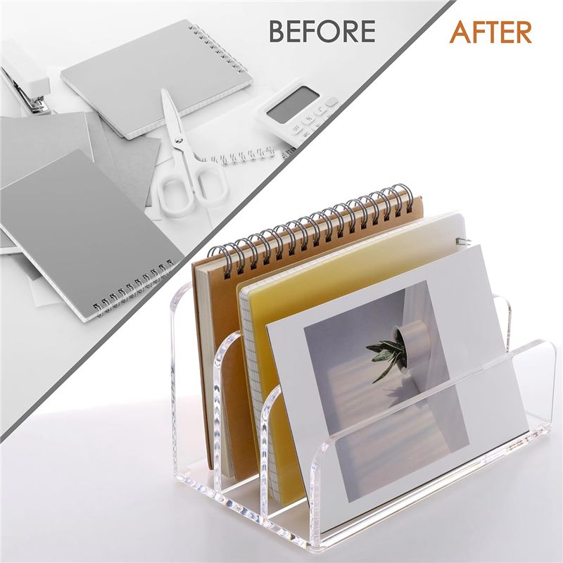 Voltvibe – 3-teiliger, transpa – Clear Acrylic Book Stand Holder Bewertung und Preis